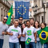 BRASILEIROS NA EUROPA