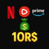 NETFLIX,GLOBOPLAY, AMAZON PRIME 10R$  🤑🤑